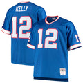 Jim Kelly Buffalo Bills Mitchell   Ness Big   Tall 1990 Retired Player Replica Jersey   Royal