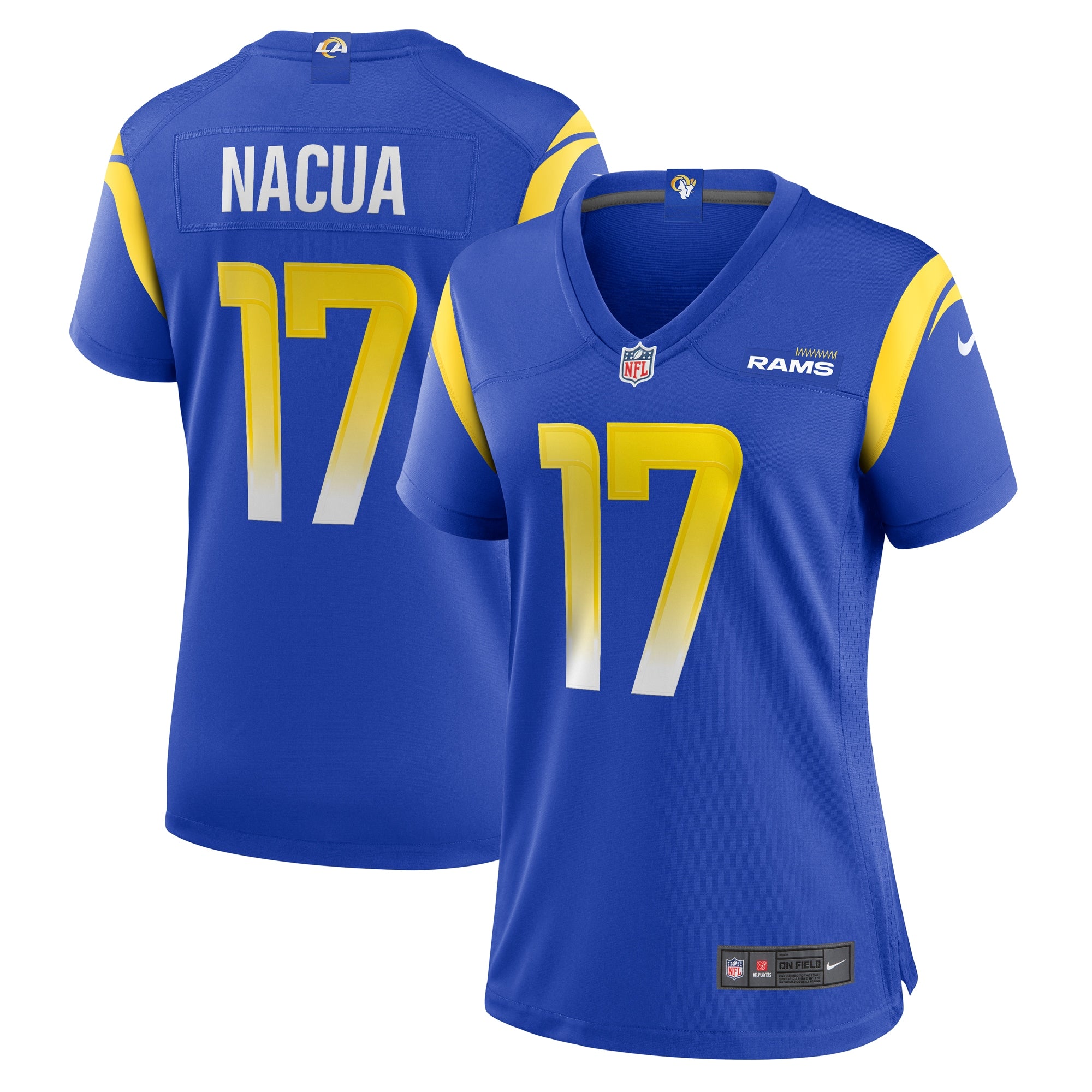 Puka Nacua Los Angeles Rams Nike Women s Home Game Jersey   Royal