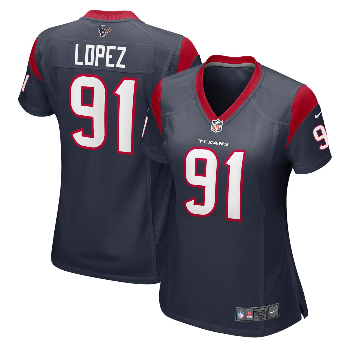 Roy Lopez Houston Texans Nike Women s Player Game Jersey   Navy