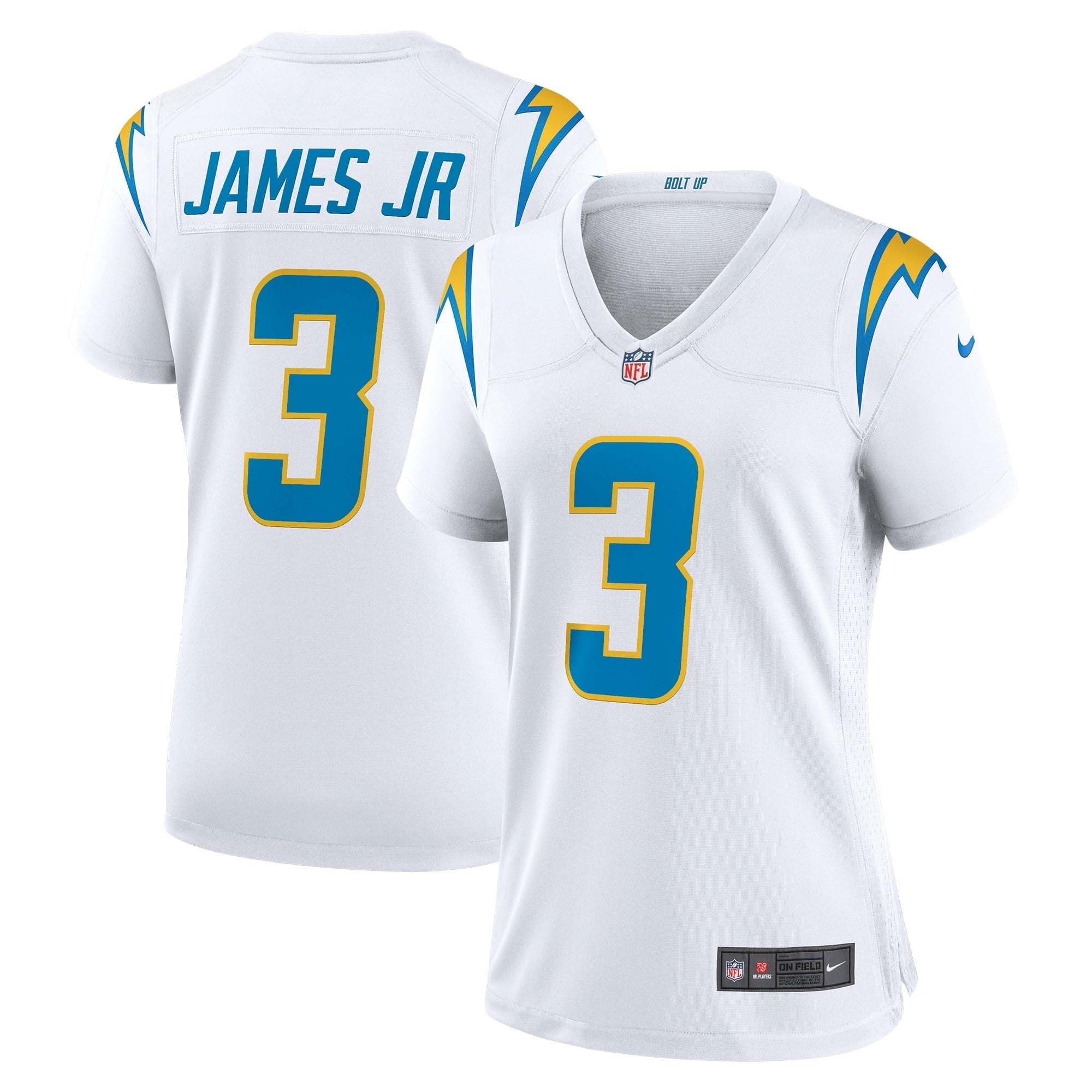 Women s Nike Derwin James Jr. White Los Angeles Chargers Game Jersey