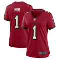Women s Nike Number 1 Mom Red Tampa Bay Buccaneers Game Jersey