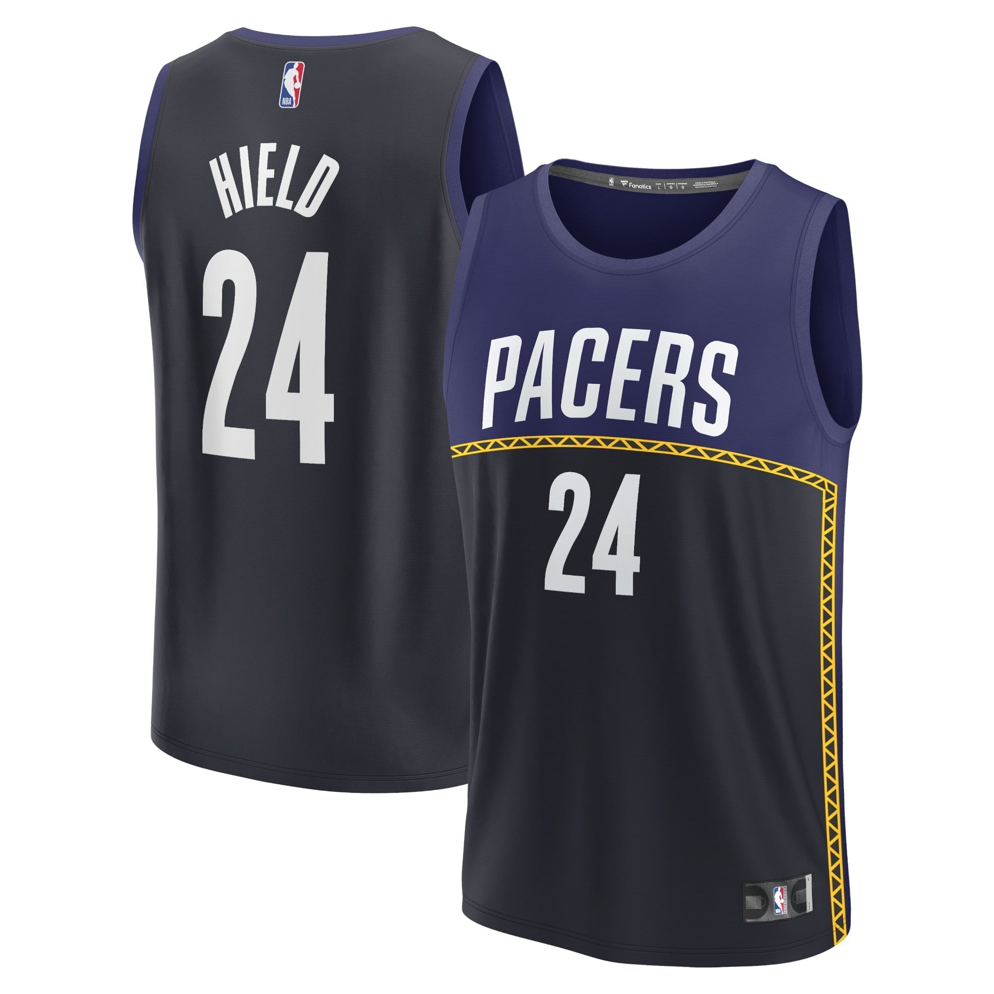 Men's Fanatics Branded Buddy Hield Blue Indiana Pacers 2022/23 Fastbreak Jersey - City Edition