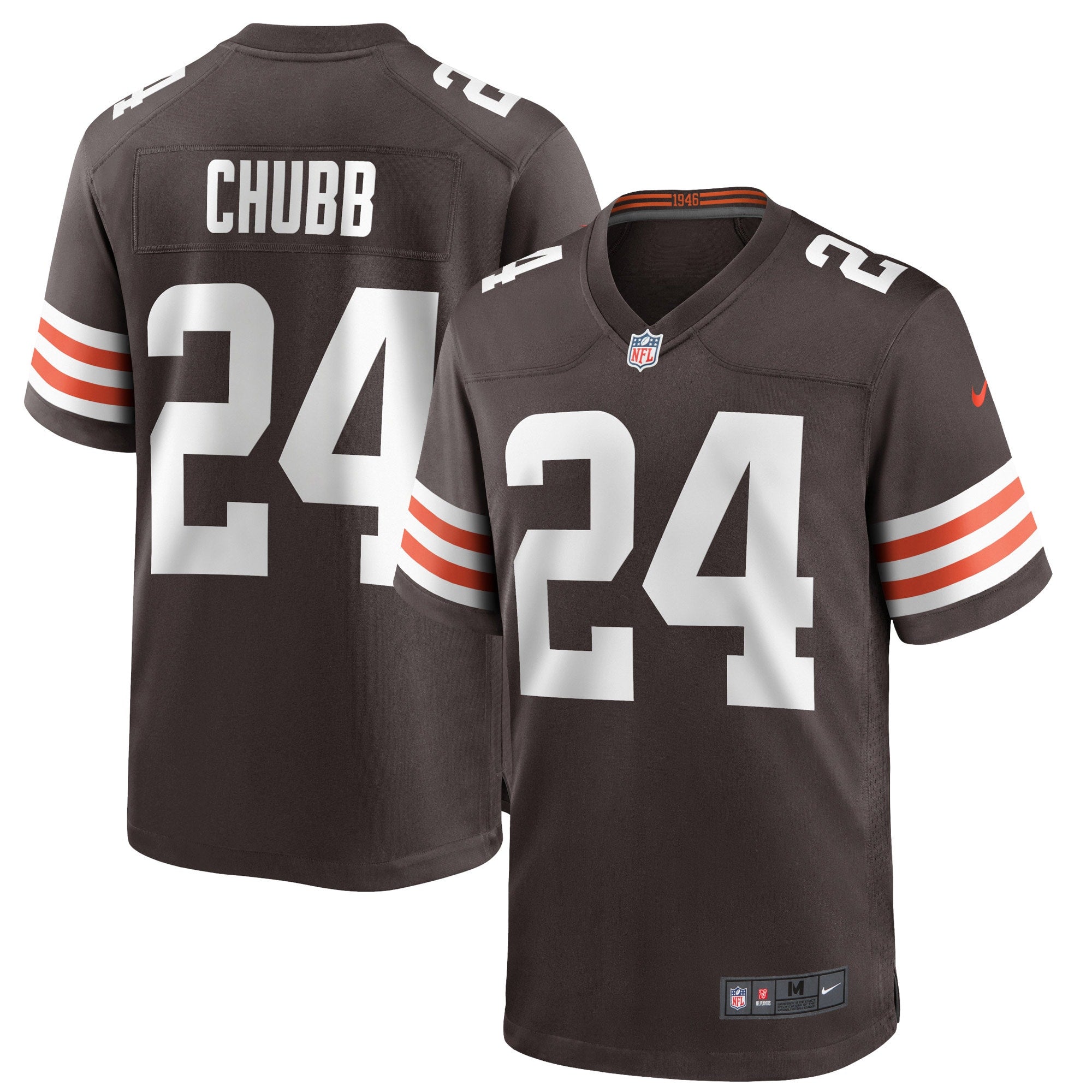 Nick Chubb Cleveland Browns Nike Game Player Jersey   Brown