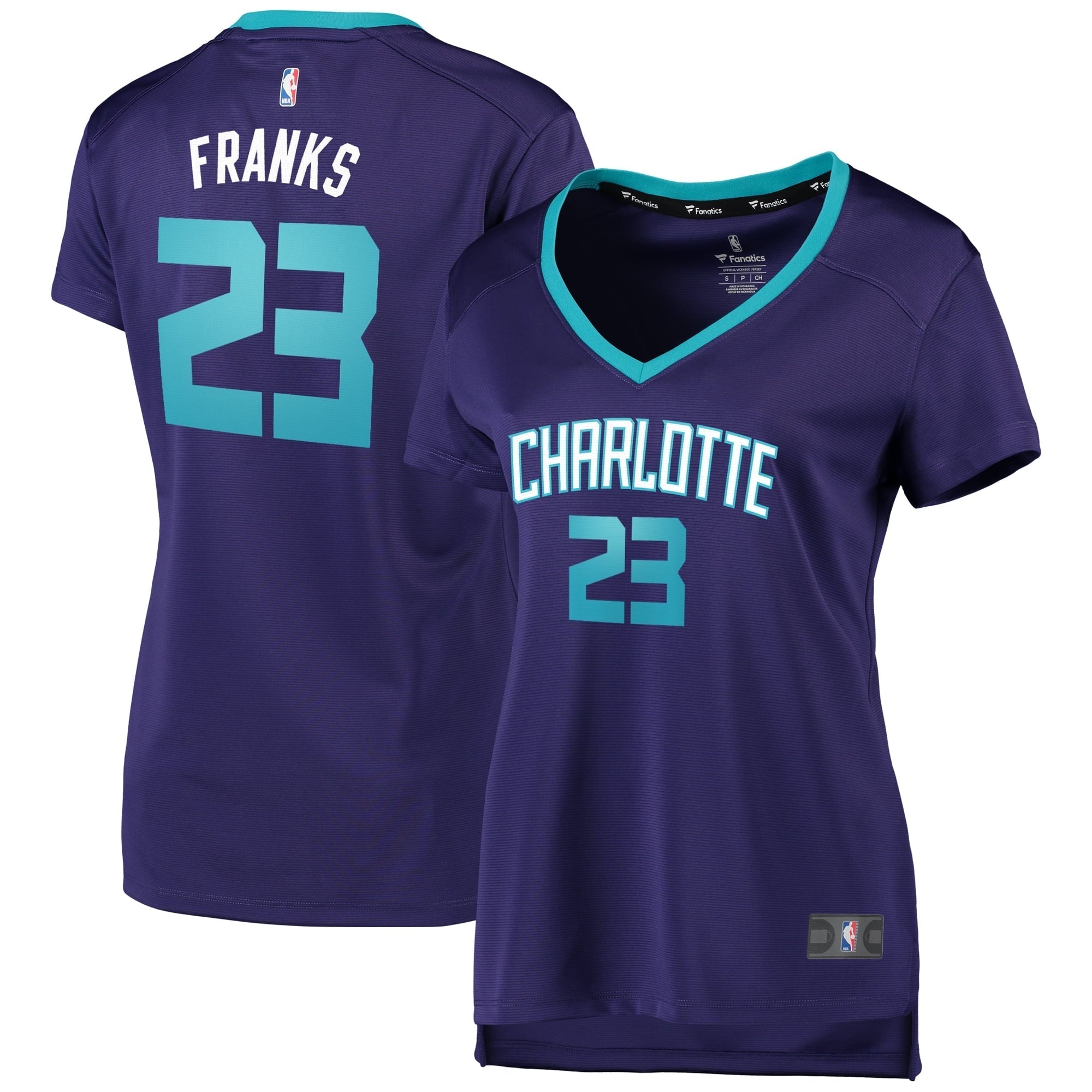 Women's Fanatics Branded Robert Franks Purple Charlotte Hornets Fast Break Replica Jersey - Statement Edition