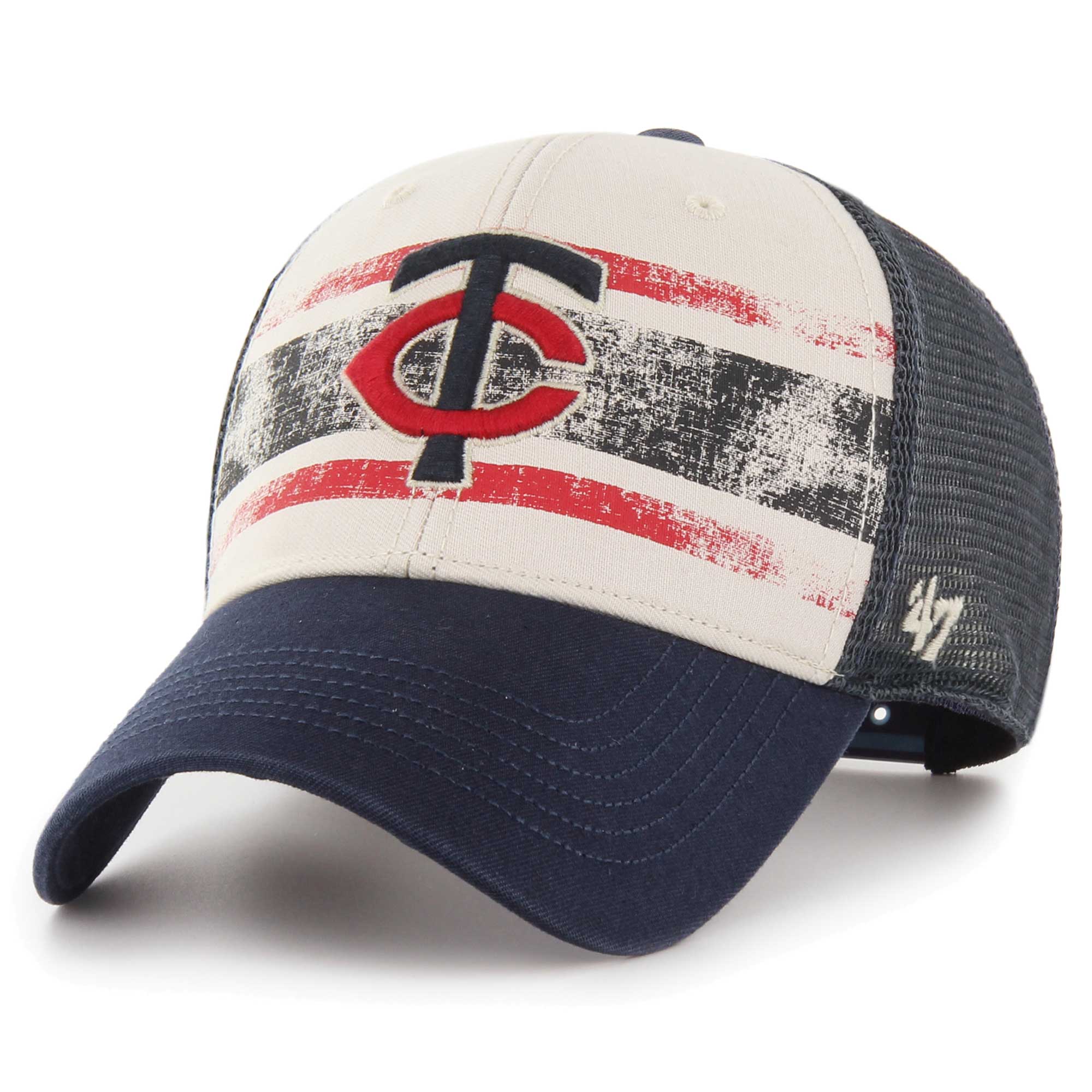 Minnesota Twins '47 Breakout MVP Trucker Adjustable Hat - Navy