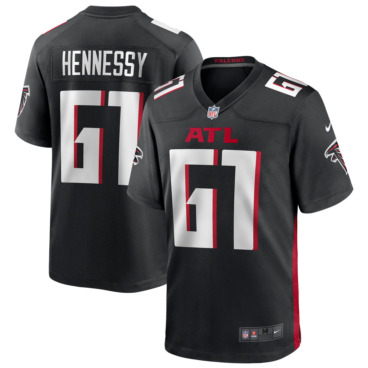 Matt Hennessy Atlanta Falcons Nike Player Game Jersey   Black