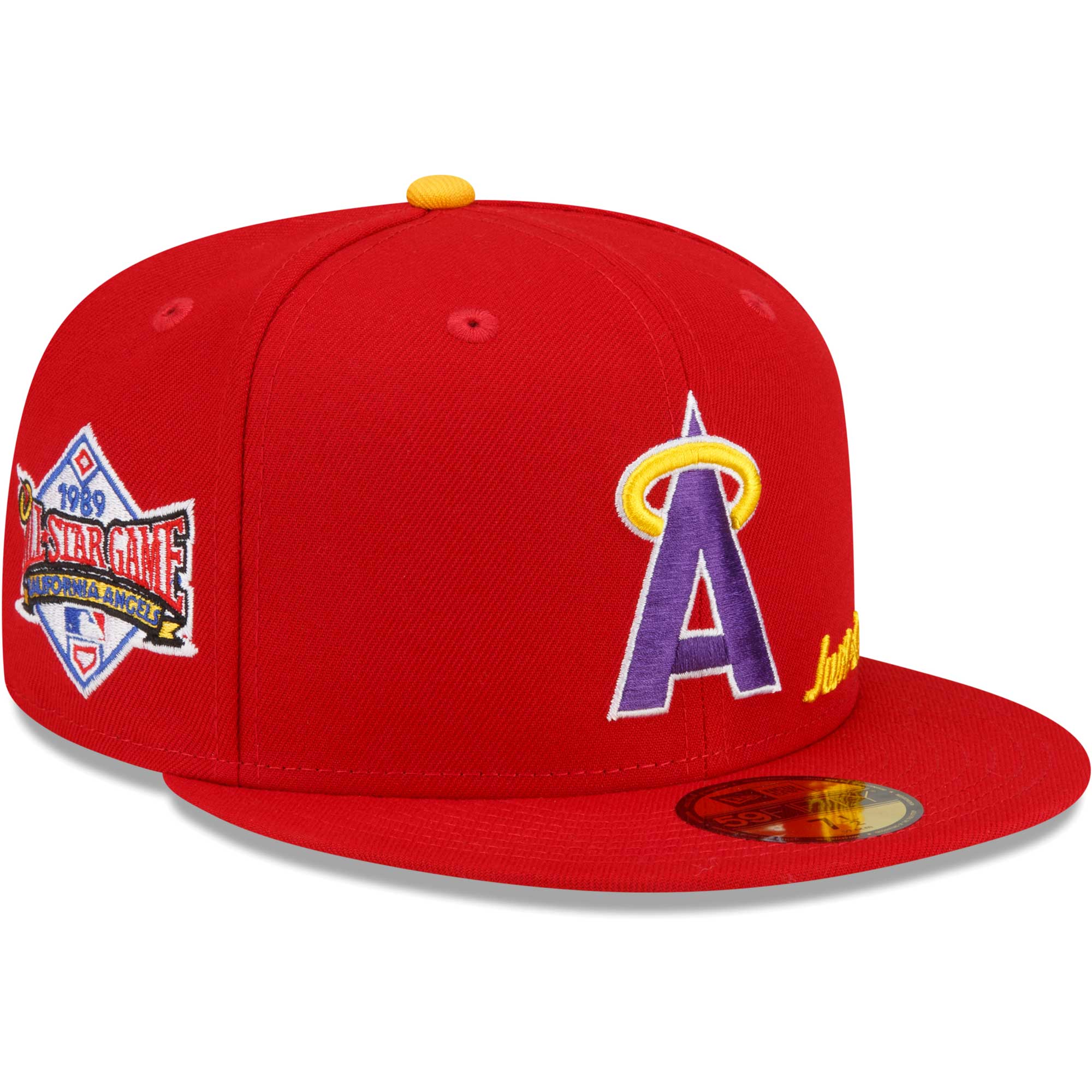 Los Angeles Angels New Era x Just Don 1989 MLB All-Star Game 59FIFTY Fitted Hat - Red
