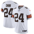 Men s Nike Nick Chubb White Cleveland Browns Vapor Limited Jersey
