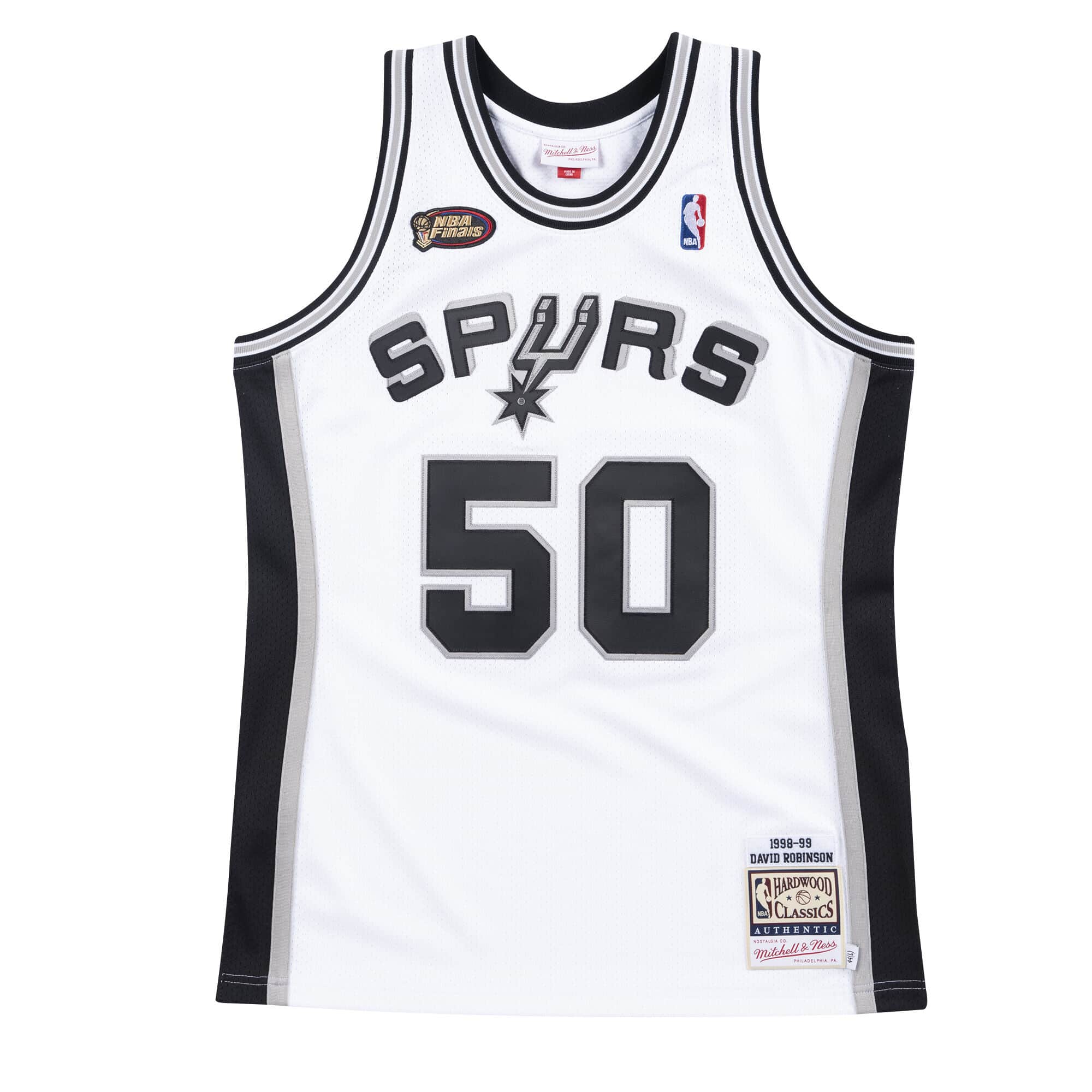Authentic Jersey San Antonio Spurs Home Finals 1998-99 David Robinson