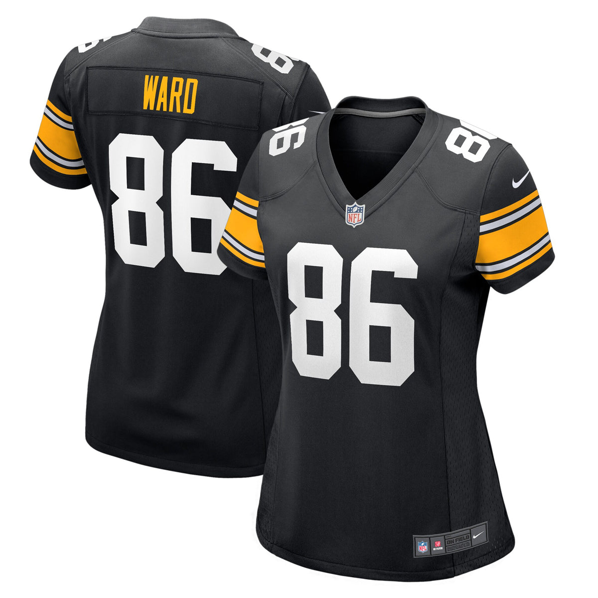 Hines Ward Pittsburgh Steelers Nike Women s Retired Player Jersey   Black