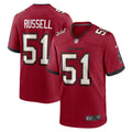 Men s Nike J.J. Russell Athletic Red Tampa Bay Buccaneers Game Player Jersey