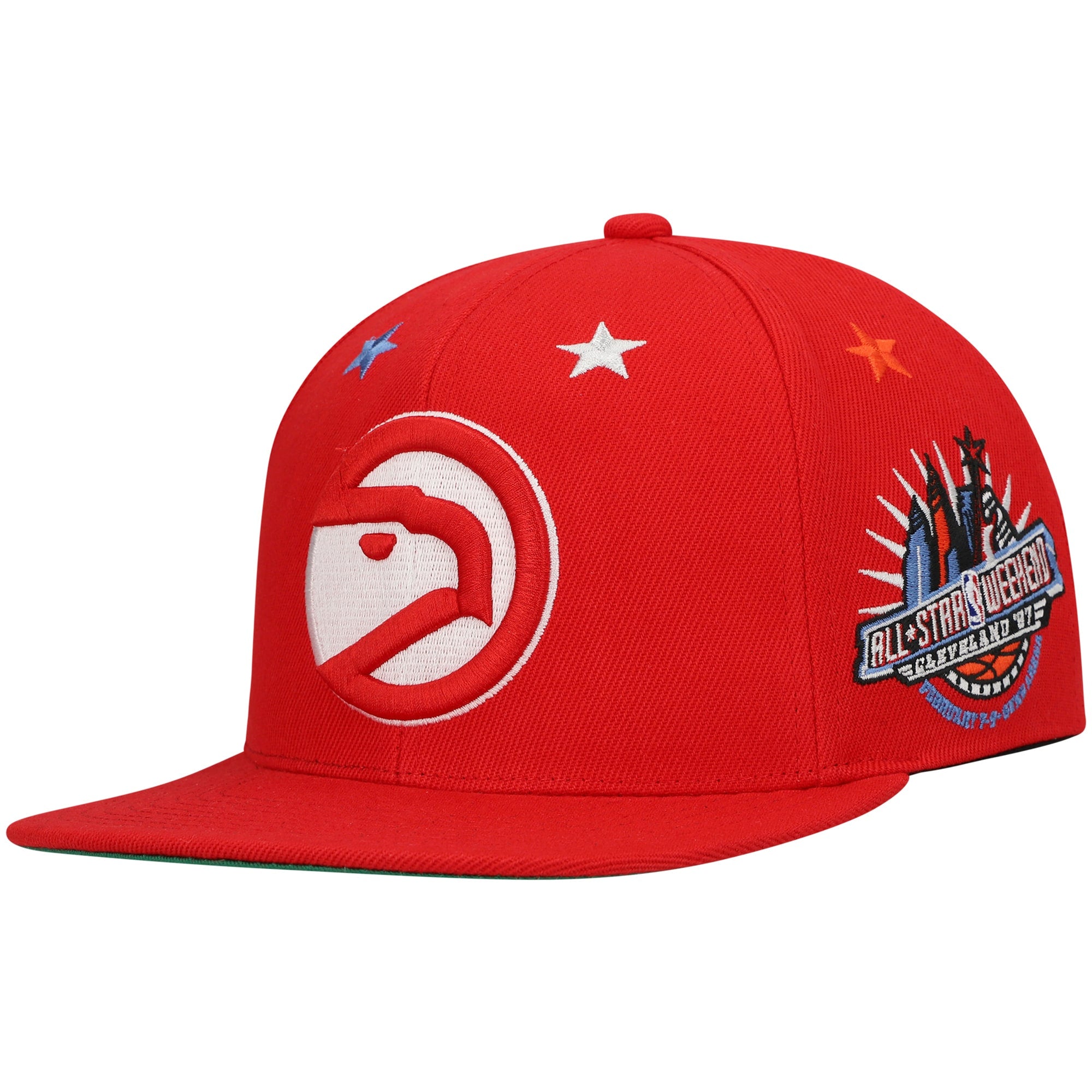 Atlanta Hawks, NBA Jerseys Mitchell & Ness Hardwood Classics 1997 NBA All-Star Weekend Top Star Snapback Hat - Red