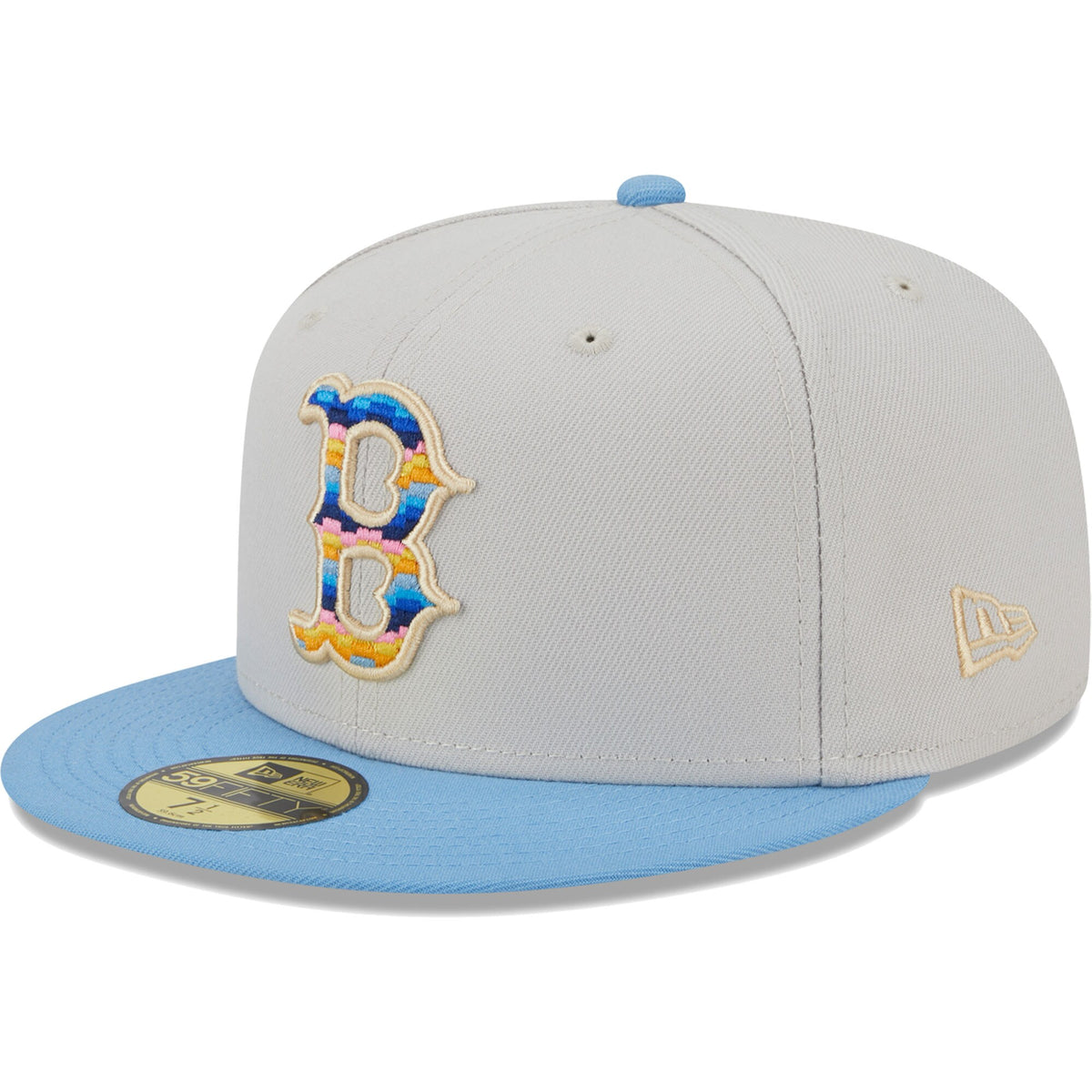 Boston Red Sox New Era Beach Front 59FIFTY Fitted Hat - Natural