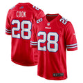 James Cook Buffalo Bills Nike Alternate Game Jersey   Red