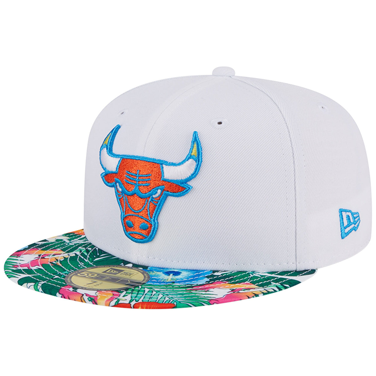 Chicago Bulls New Era 59FIFTY Fitted Hat - White