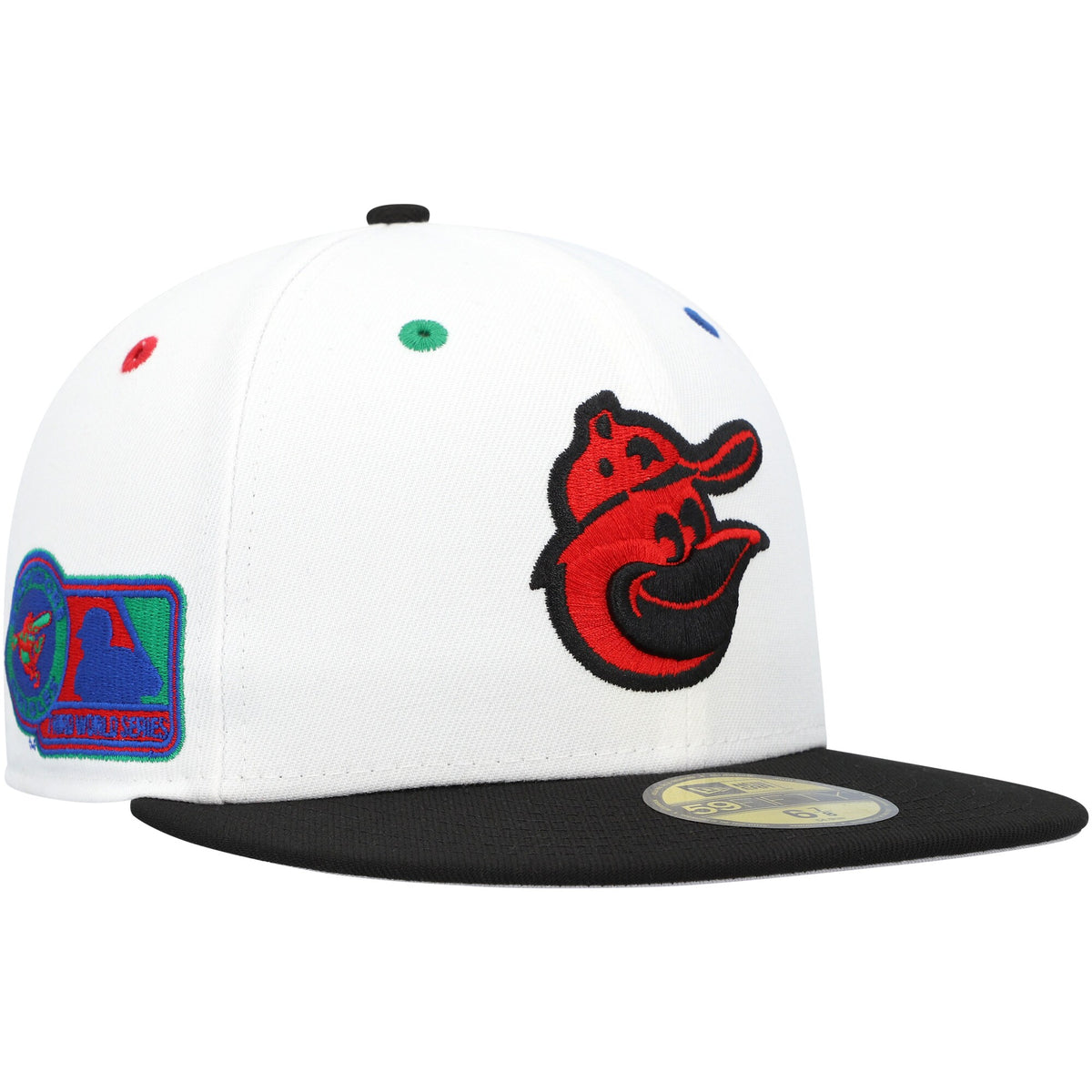 Baltimore Orioles New Era Primary Eye 59FIFTY Fitted Hat - White/Black