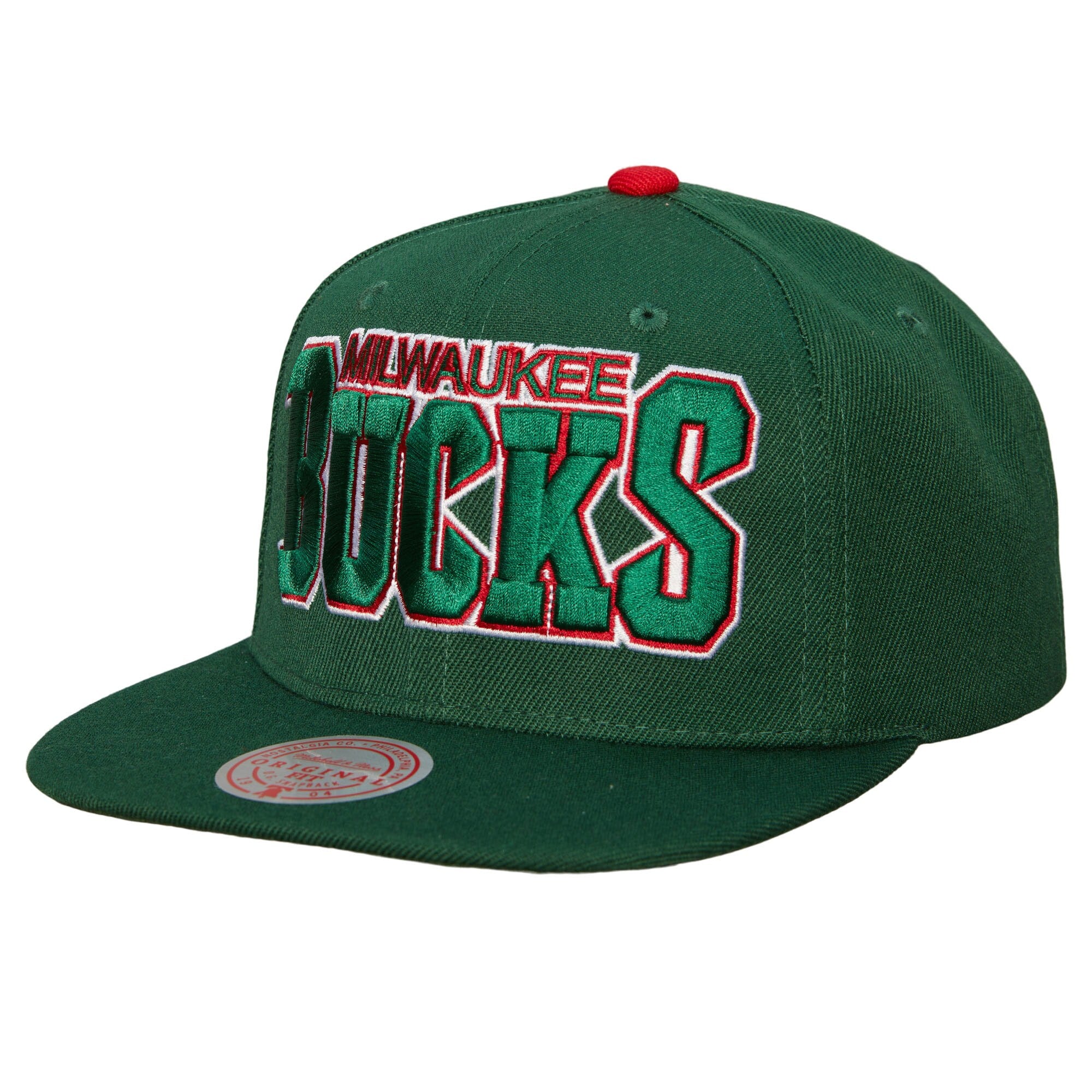Milwaukee Bucks Mitchell & Ness 2013 NBA Draft Commemorative Snapback Hat - Hunter Green