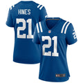 Women s Indianapolis Colts Nyheim Hines Game Jersey Royal Blue