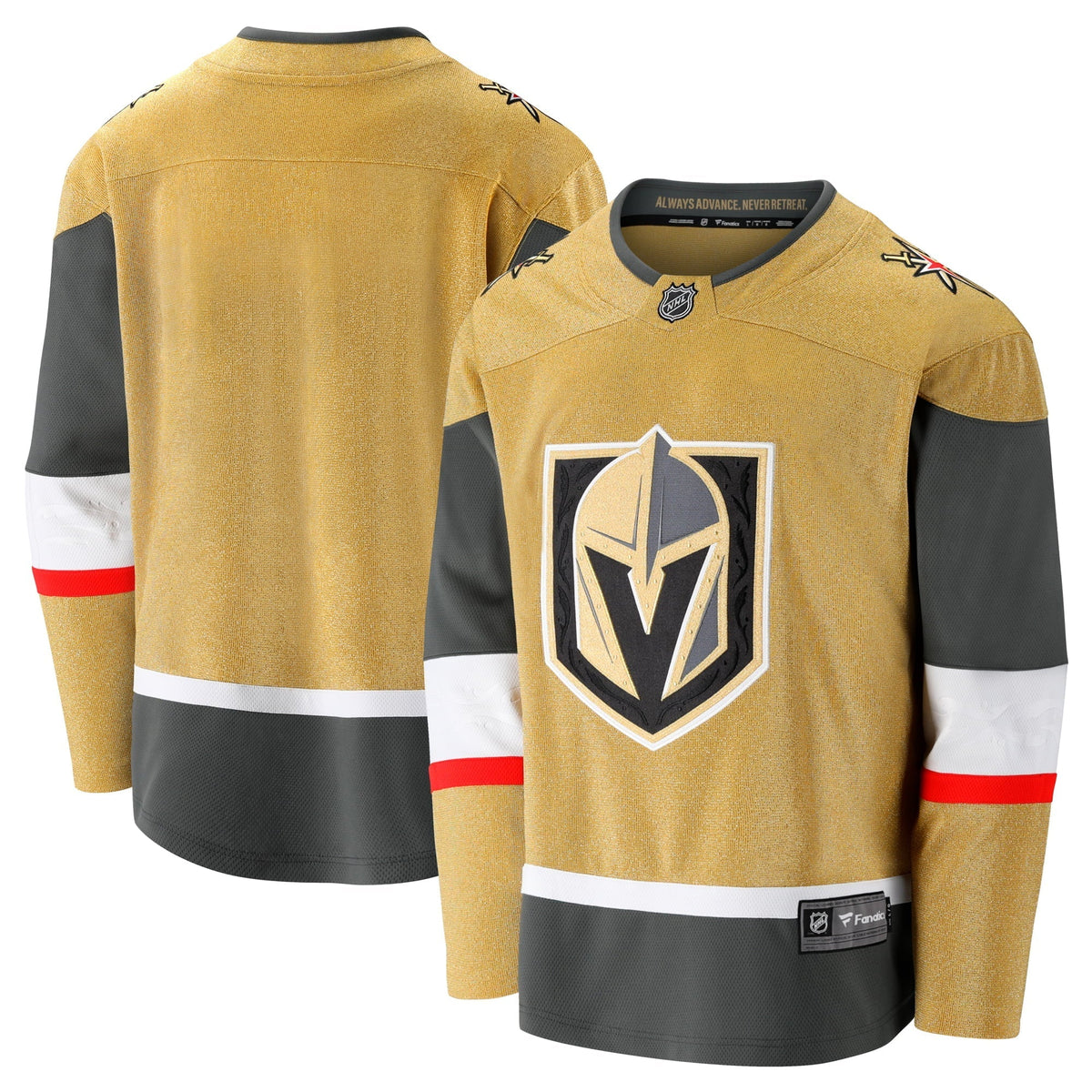 Men's Fanatics Branded Gold Vegas Golden Knights Home Breakaway Jersey