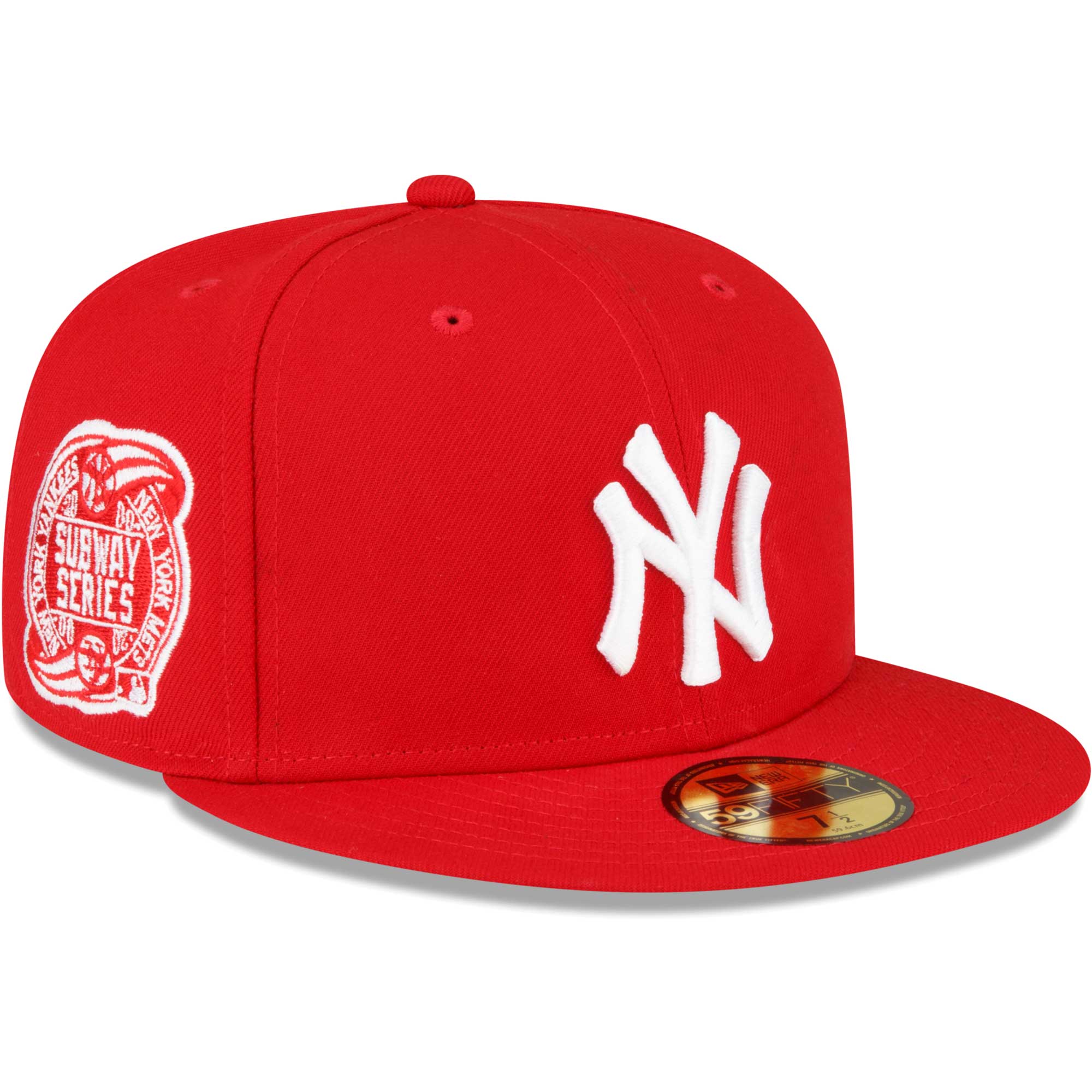 New York Yankees New Era Sidepatch 59FIFTY Fitted Hat - Red