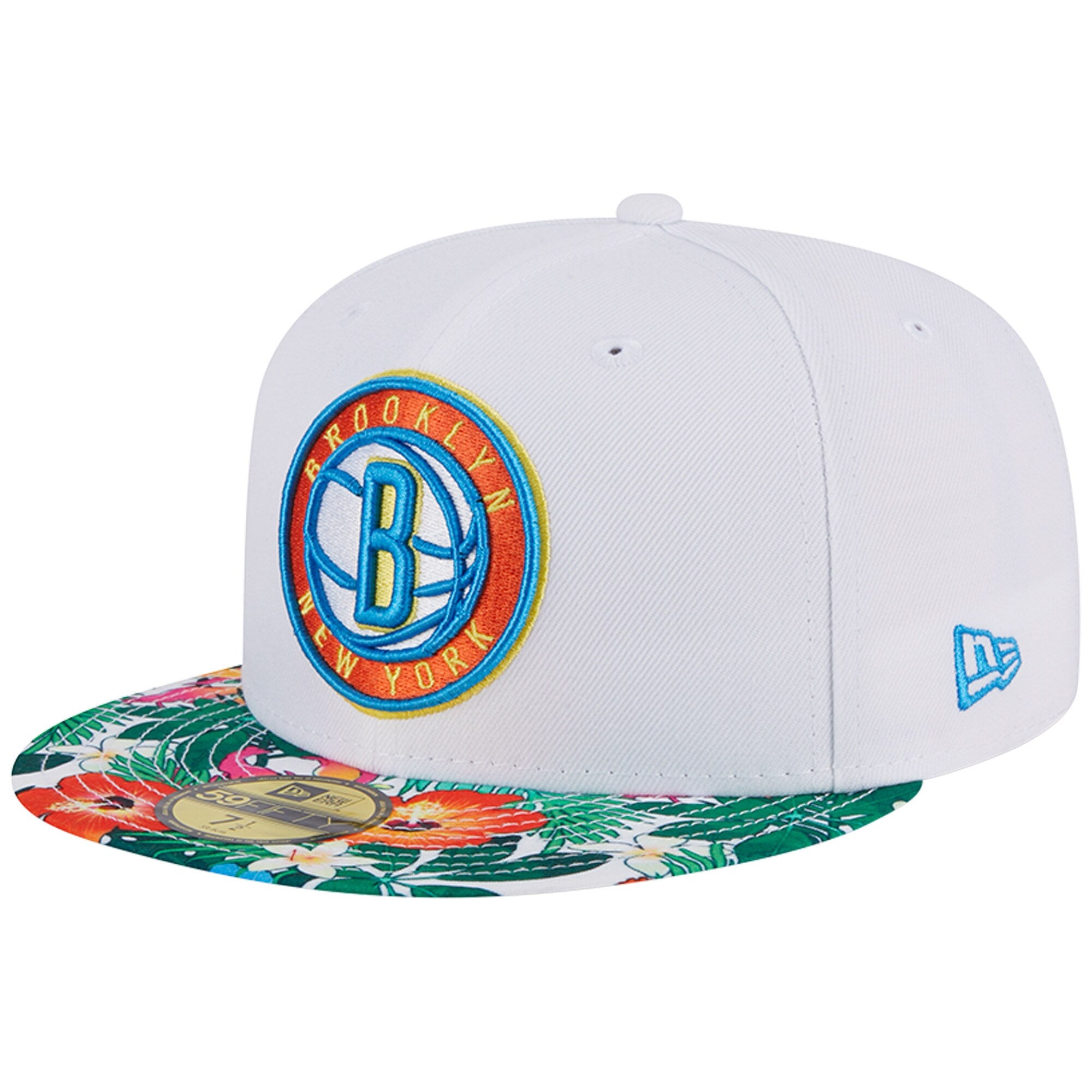 Brooklyn Nets New Era 59FIFTY Fitted Hat - White
