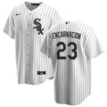 Men's Edwin Encarnacion Chicago White Sox White Home Premium Stitch Replica Jersey