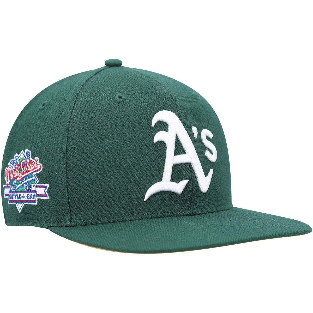 Oakland Athletics '47 1989 World Series Sure Shot Captain Snapback Hat - Green