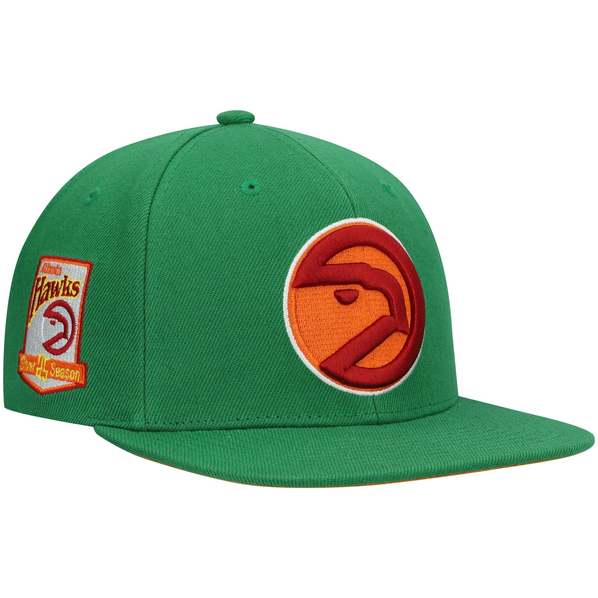 Atlanta Hawks, NBA Jerseys Mitchell & Ness 25th Anniversary Like Mike Snapback Hat - Green