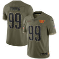 Chase Young Washington Commanders Nike 2022 Salute To Service Limited Jersey   Olive