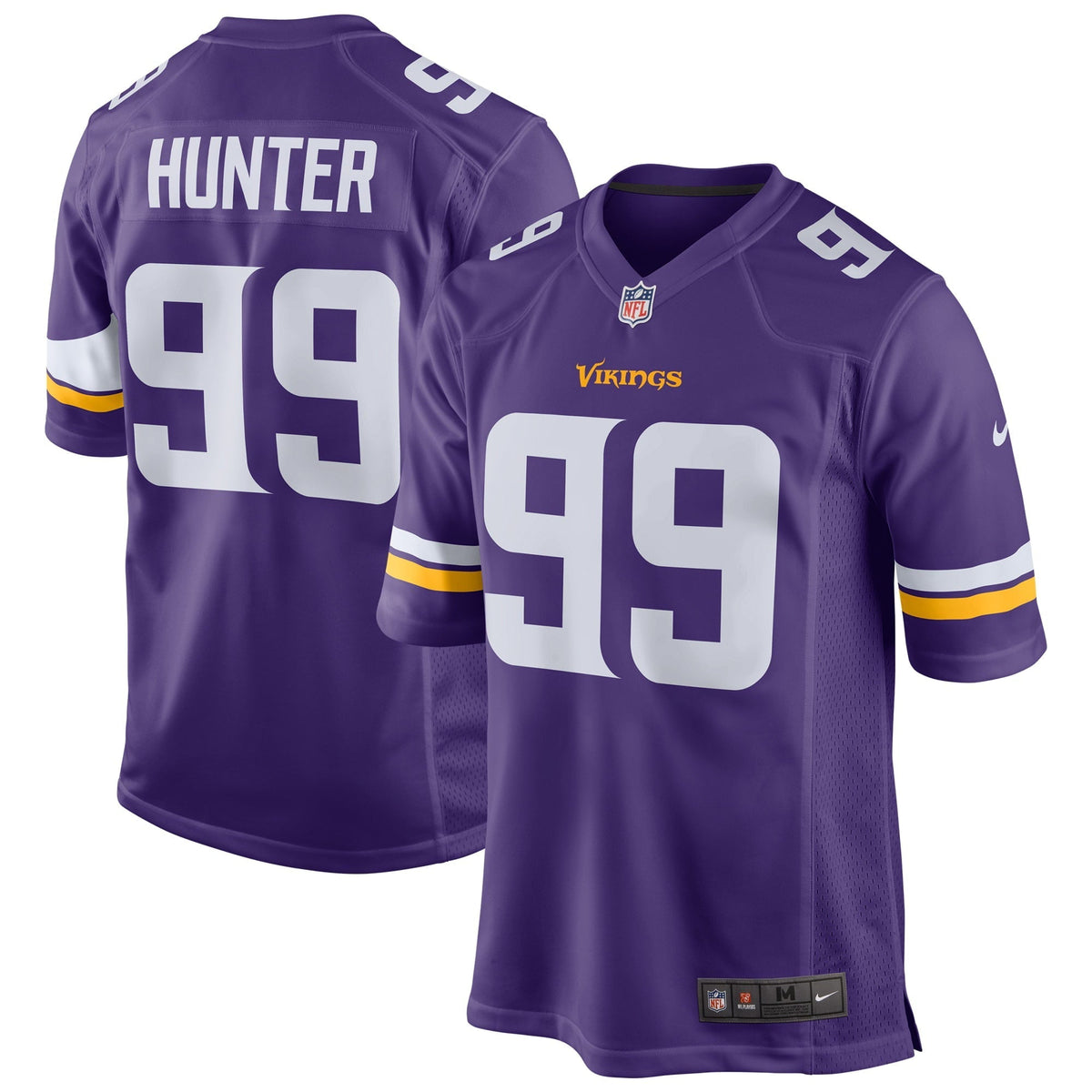 Men s Nike Danielle Hunter Purple Minnesota Vikings Game Jersey
