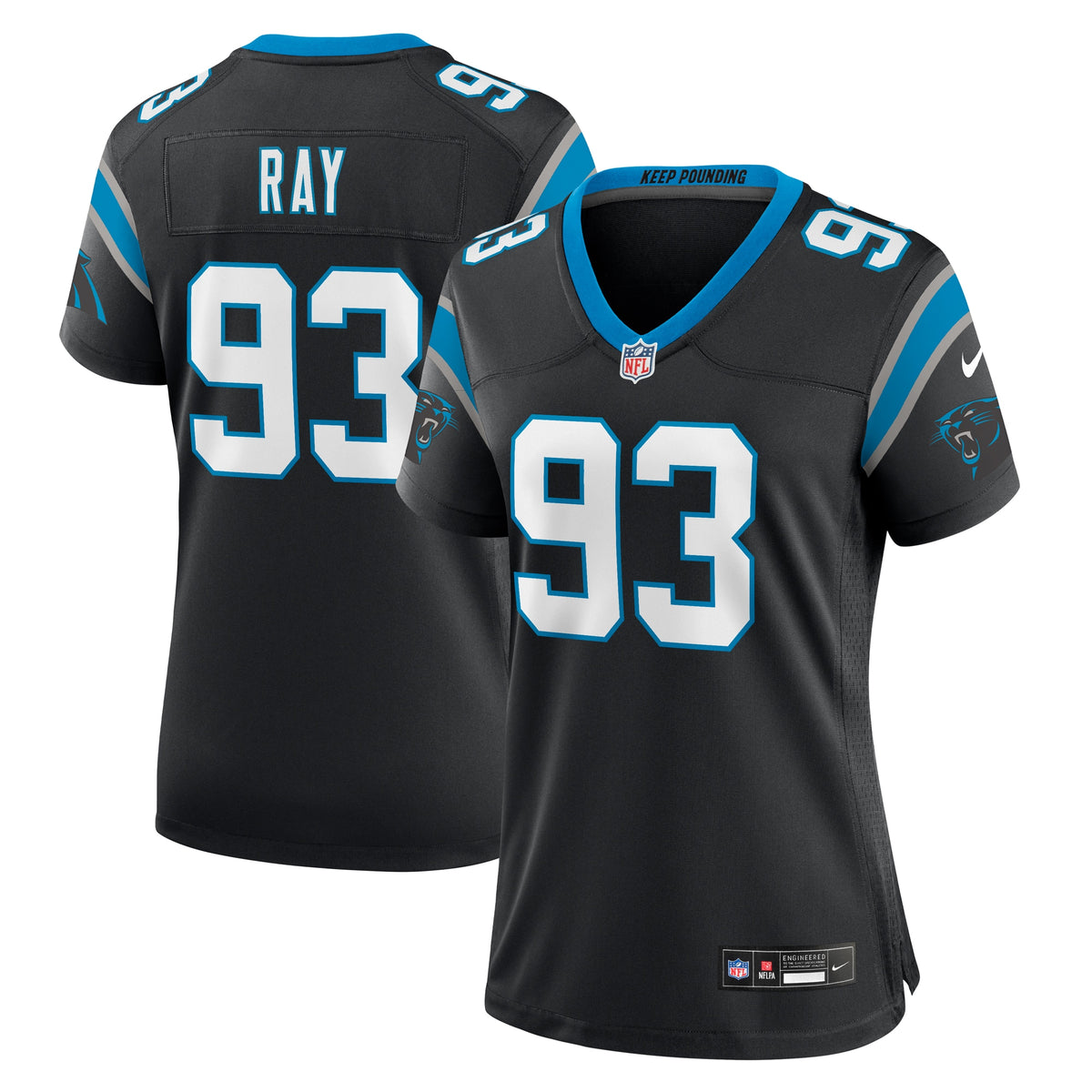 LaBryan Ray Carolina Panthers Nike Women s Team Game Jersey    Black