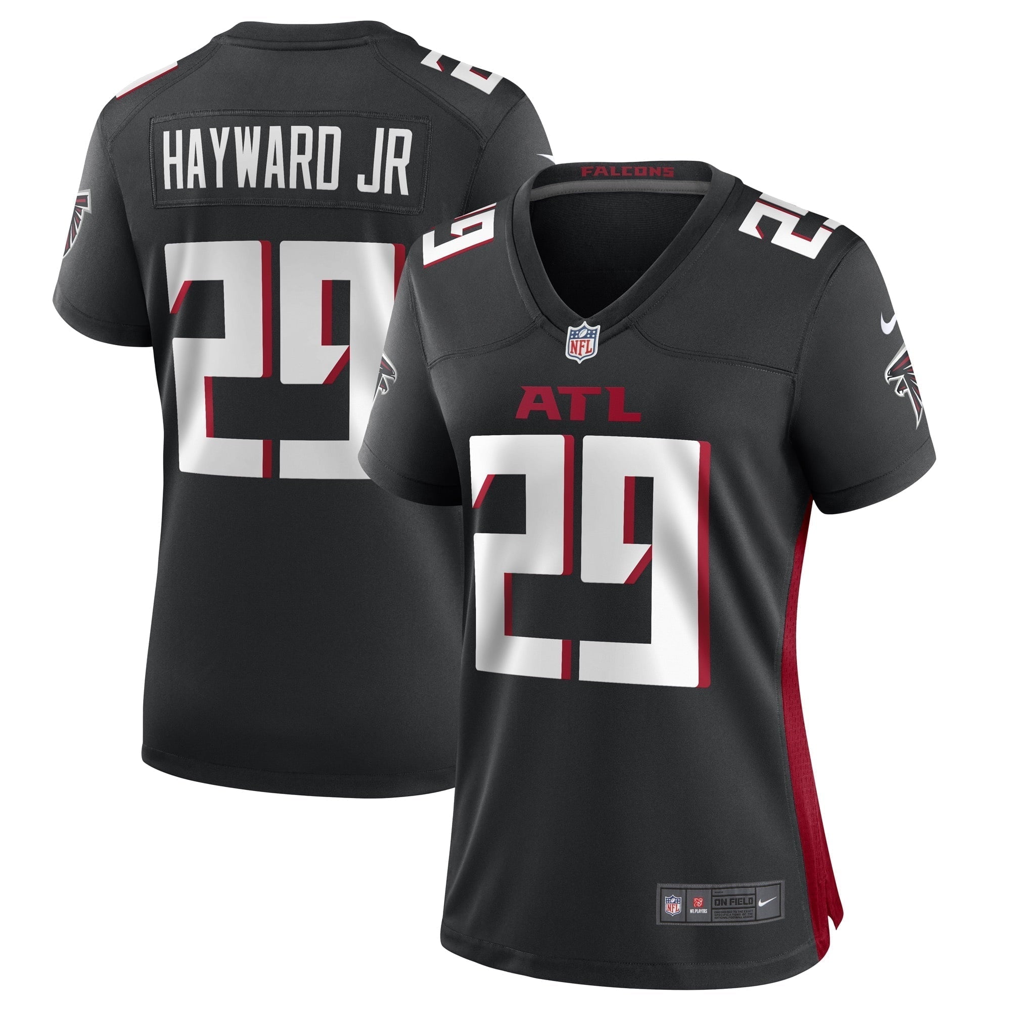 Women s Nike Casey Hayward Black Atlanta Falcons Game Player Jersey