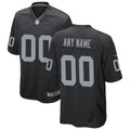 Las Vegas Raiders Nike Custom Game Jersey   Black