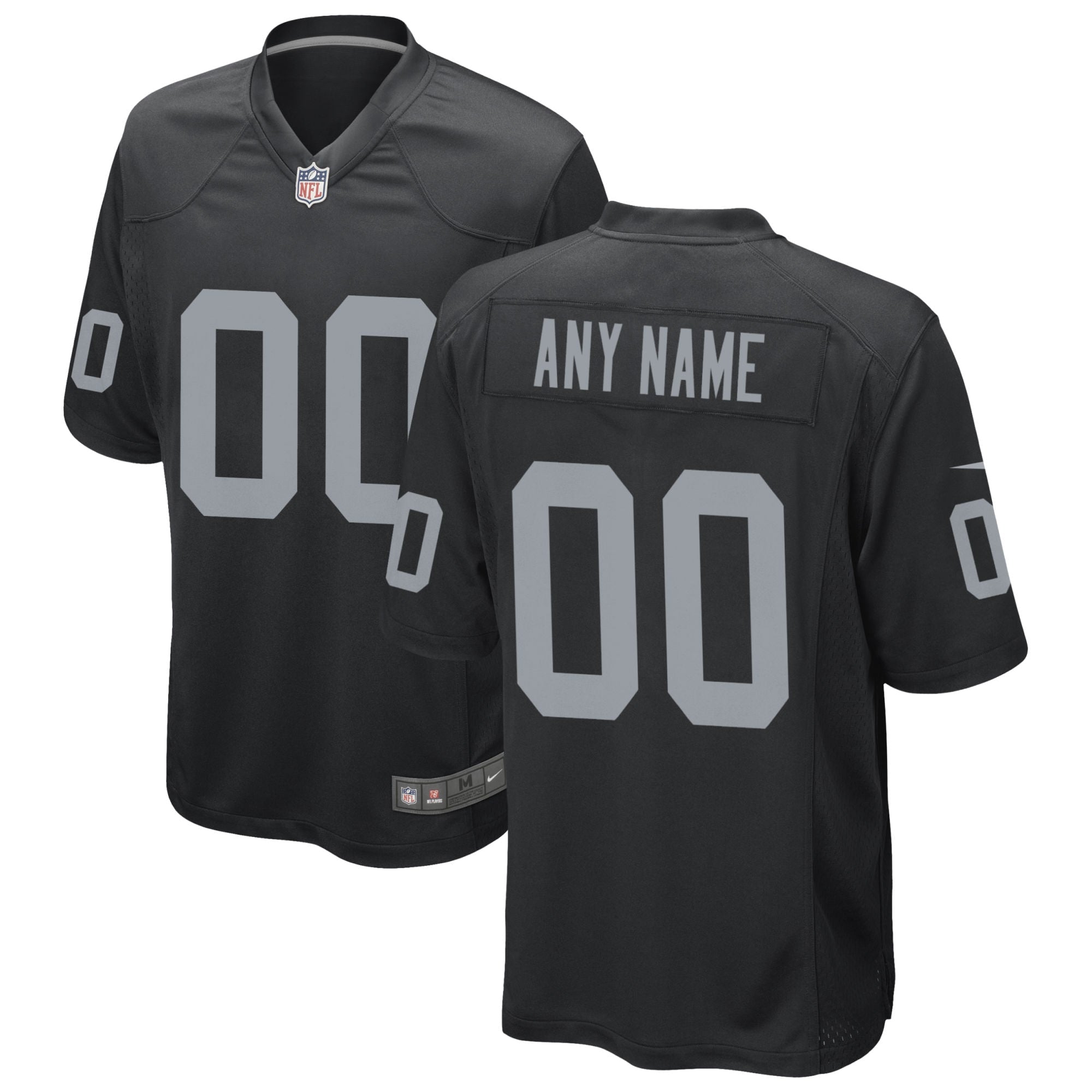 Las Vegas Raiders Nike Custom Game Jersey   Black