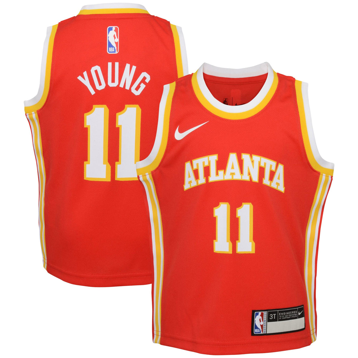 Trae Young Atlanta Hawks, NBA Jerseys Nike Toddler Swingman Player Jersey - Icon Edition - Red