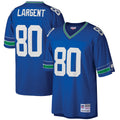 Steve Largent Seattle Seahawks Mitchell Ness Big Tall 1985 Retired Player Replica Jersey Royal