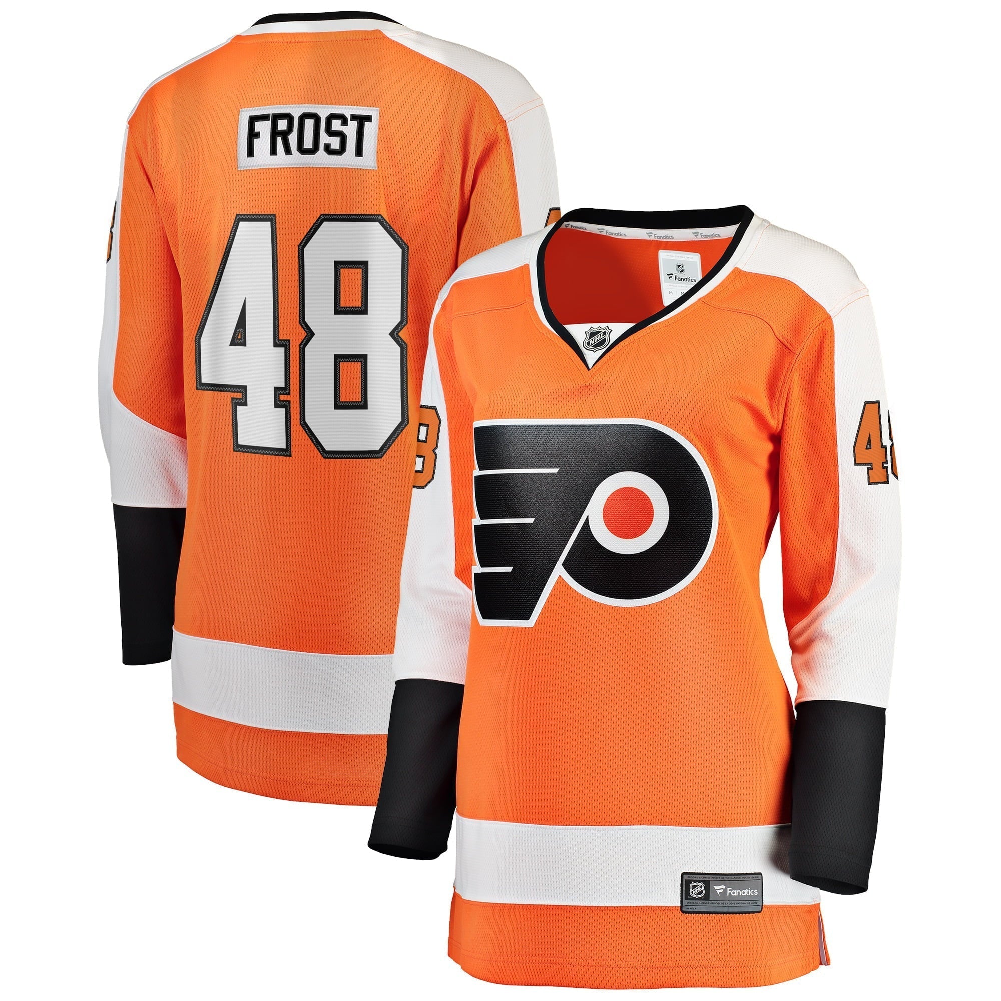 Women's Fanatics Branded Morgan Frost Orange Philadelphia Flyers Breakaway Player Jersey