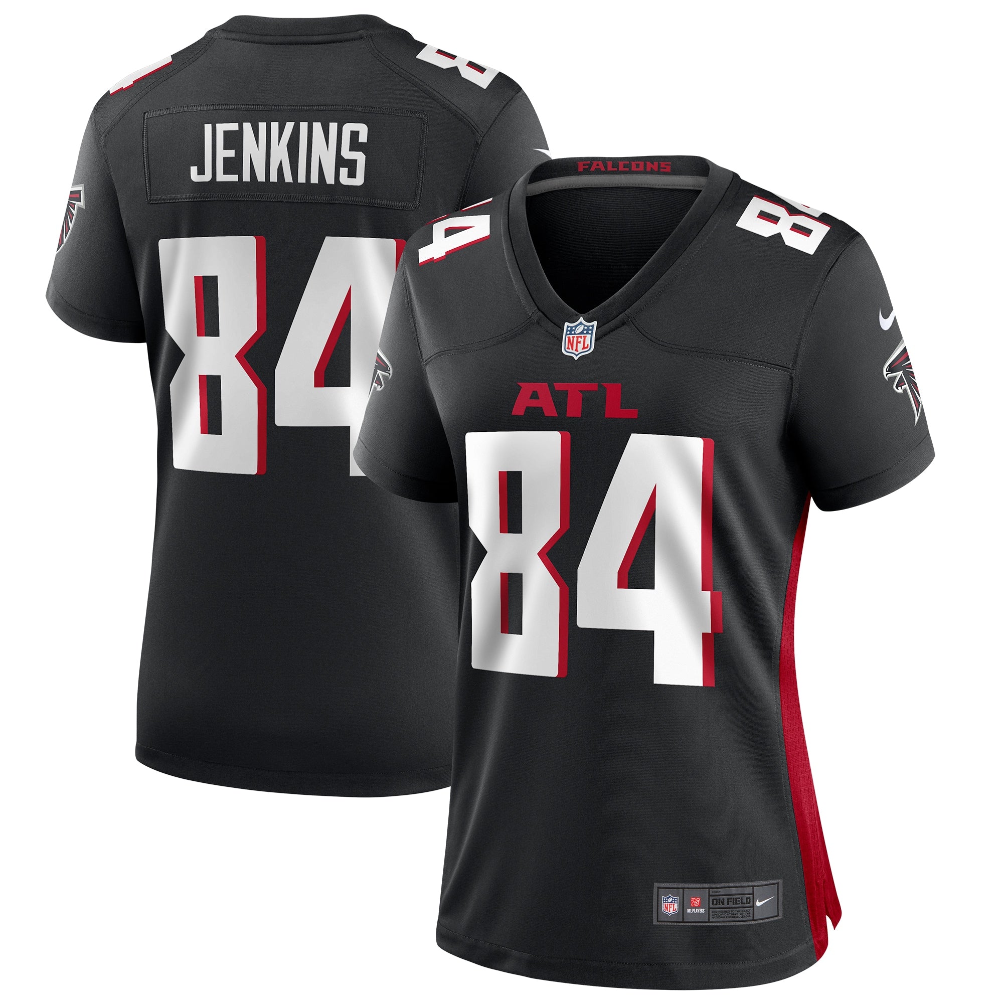Alfred Jenkins Atlanta Falcons Nike Women s Game Retired Player Jersey   Black