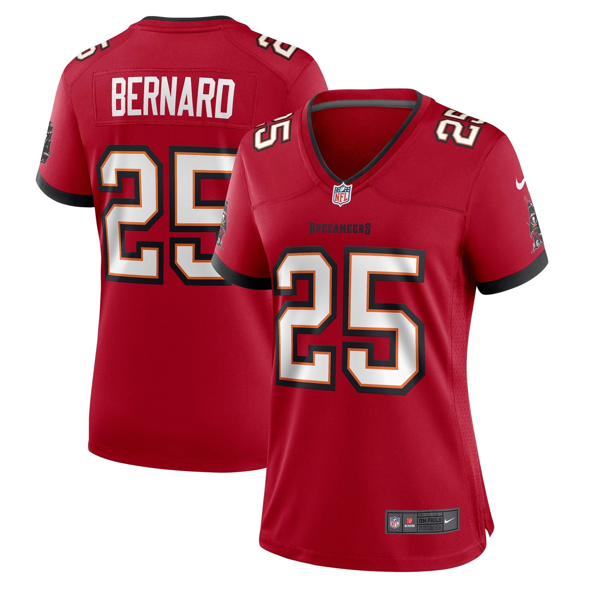 Women s Nike Giovani Bernard Red Tampa Bay Buccaneers Game Jersey