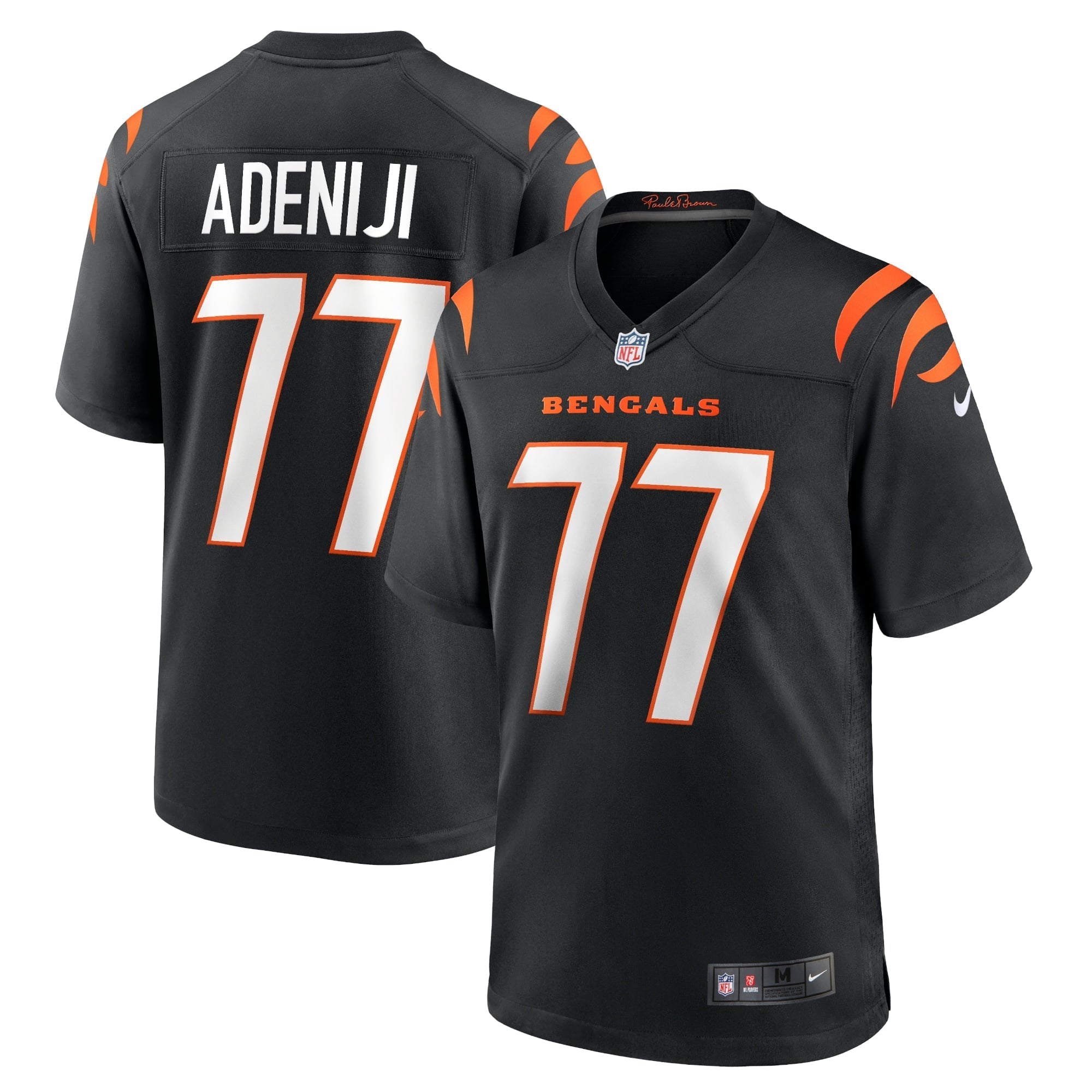 Men s Nike Hakeem Adeniji Black Cincinnati Bengals Game Jersey