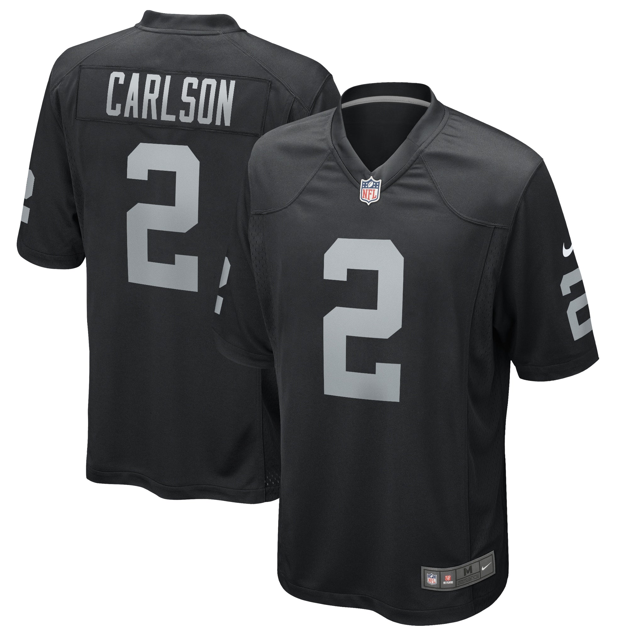 Daniel Carlson Las Vegas Raiders Nike Game Player Jersey   Black