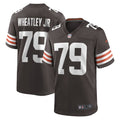 Men s Nike Tyrone Wheatley Brown Cleveland Browns Team Game Jersey