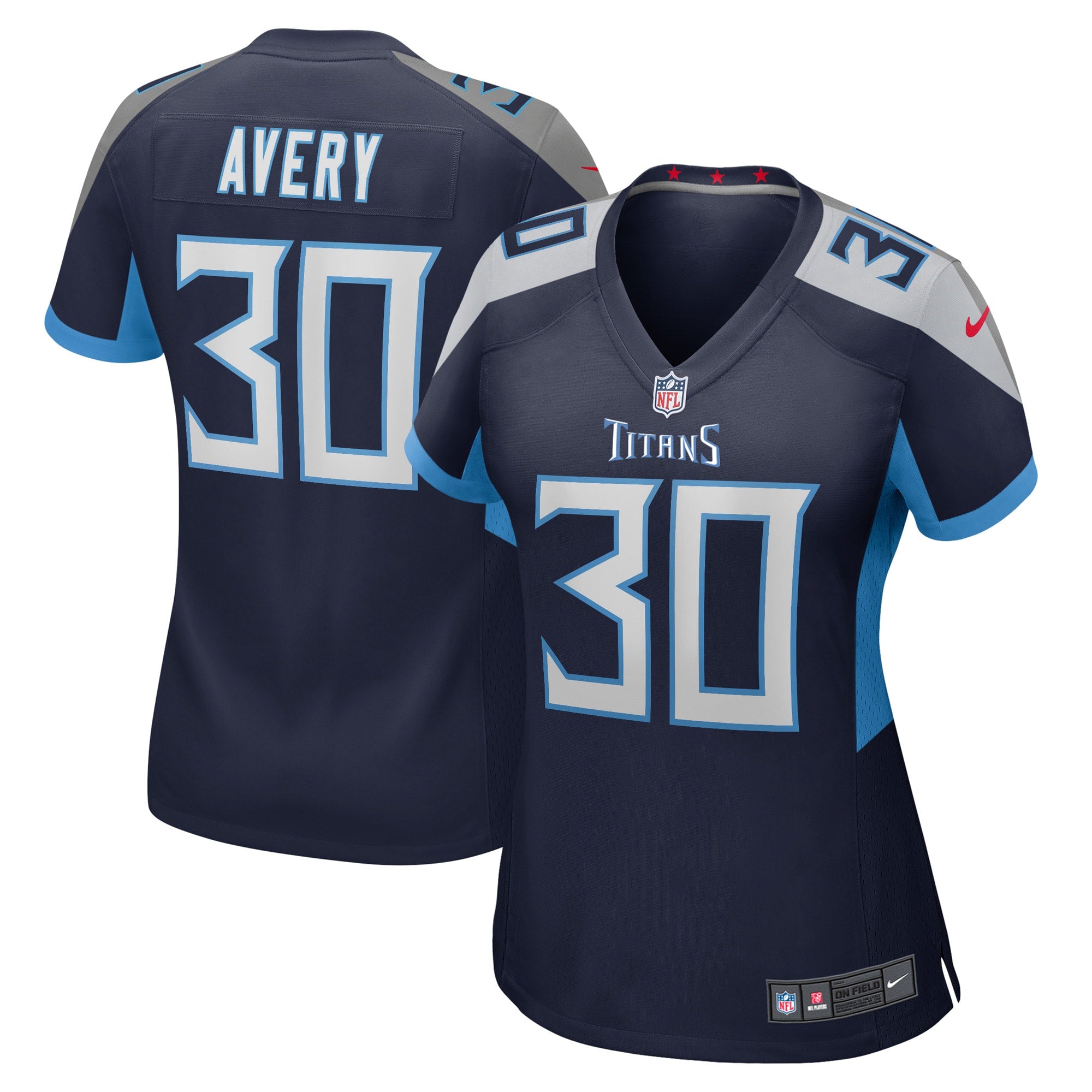 Tre Avery Tennessee Titans Nike Women s Game Player Jersey   Navy