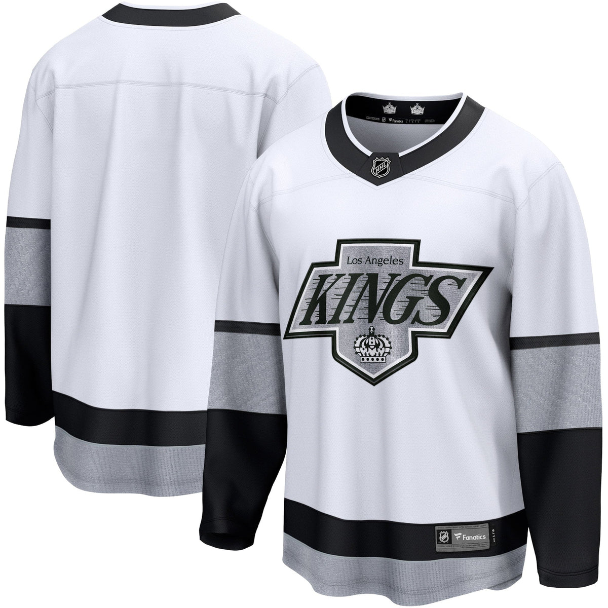 Men's Fanatics Branded White Los Angeles Kings Alternate Premier Breakaway Team Jersey