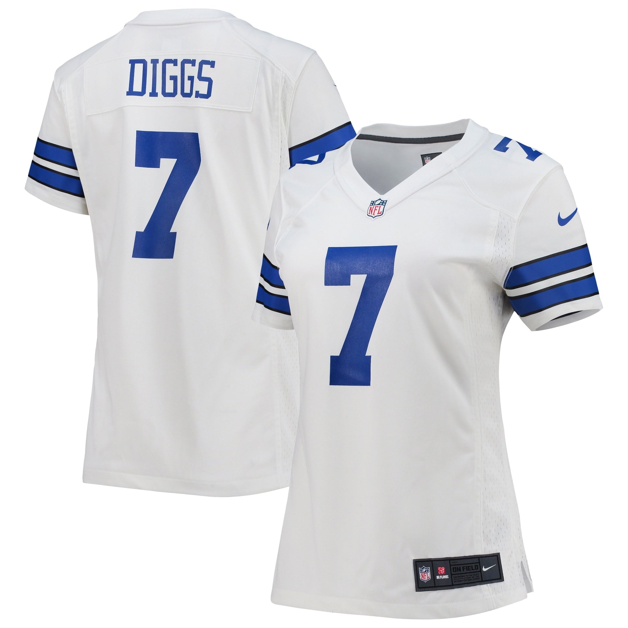 Women s Nike Trevon Diggs White Dallas Cowboys Game Jersey
