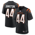 Men s Nike Clay Johnston Black Cincinnati Bengals Game Jersey