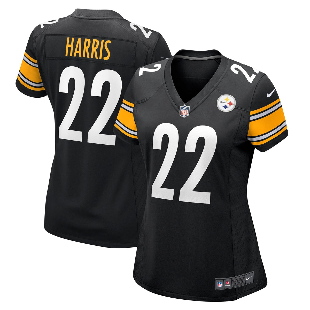 Women s Nike Najee Harris Black Pittsburgh Steelers Game Jersey
