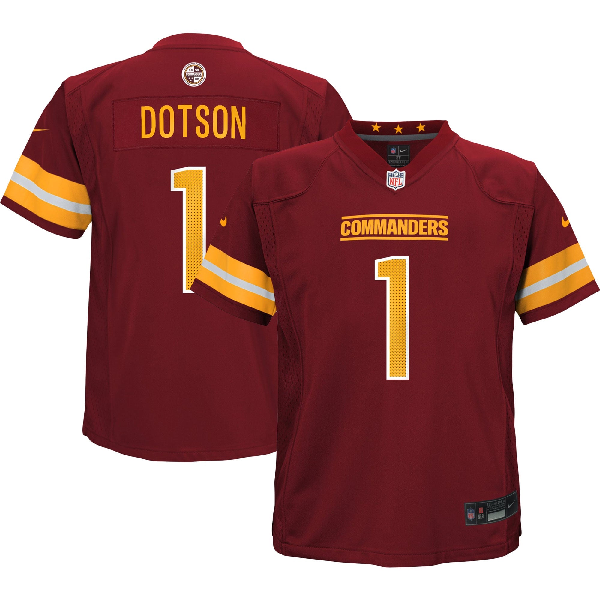 Jahan Dotson Washington Commanders Nike Preschool Game Jersey   Burgundy
