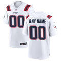 New England Patriots Nike Custom Game Jersey   White