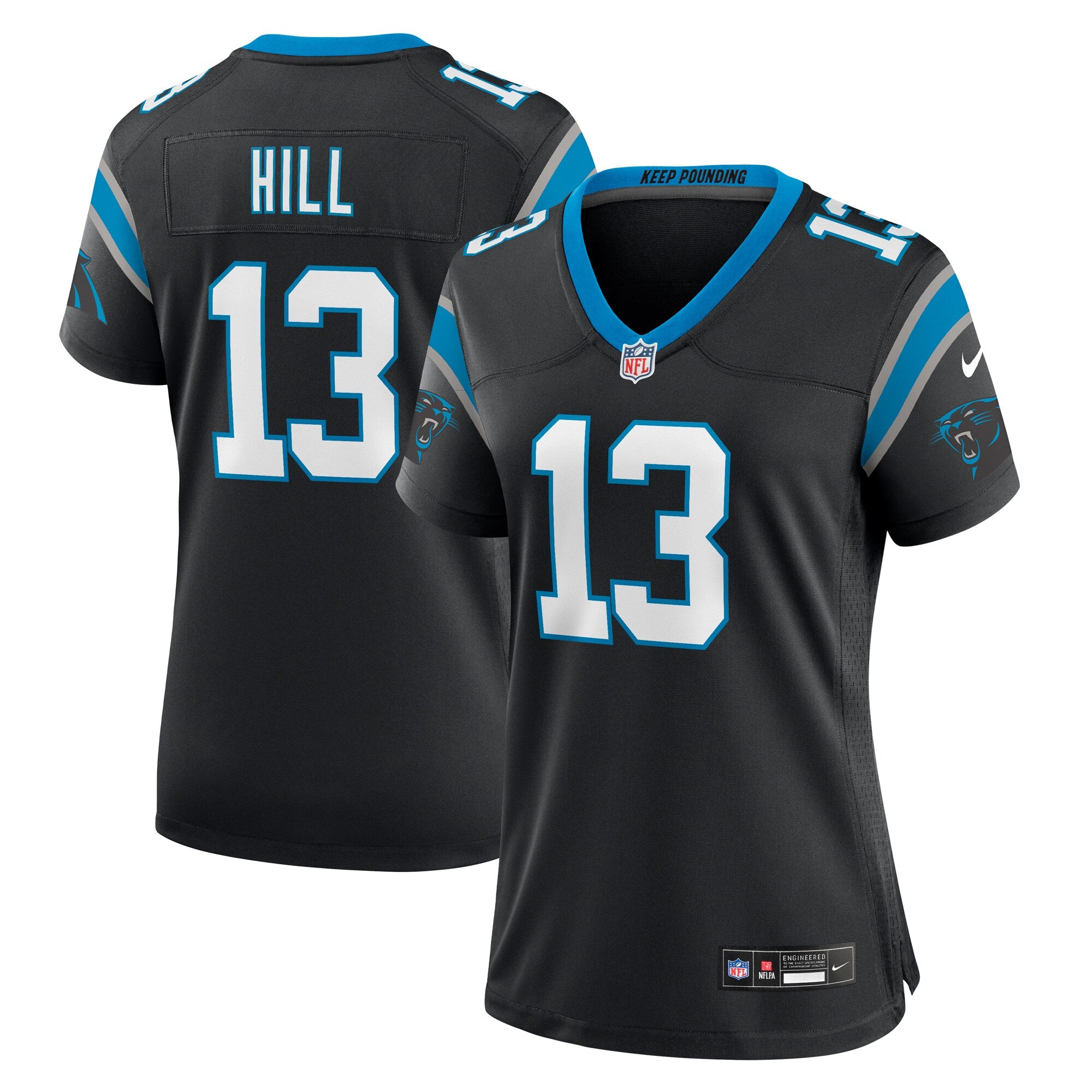Troy Hill Carolina Panthers Nike Women s Team Game Jersey    Black